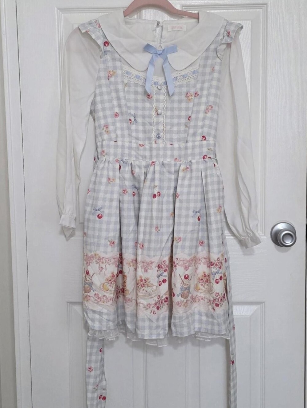 ♡ Gingham Cafe OP ♡
